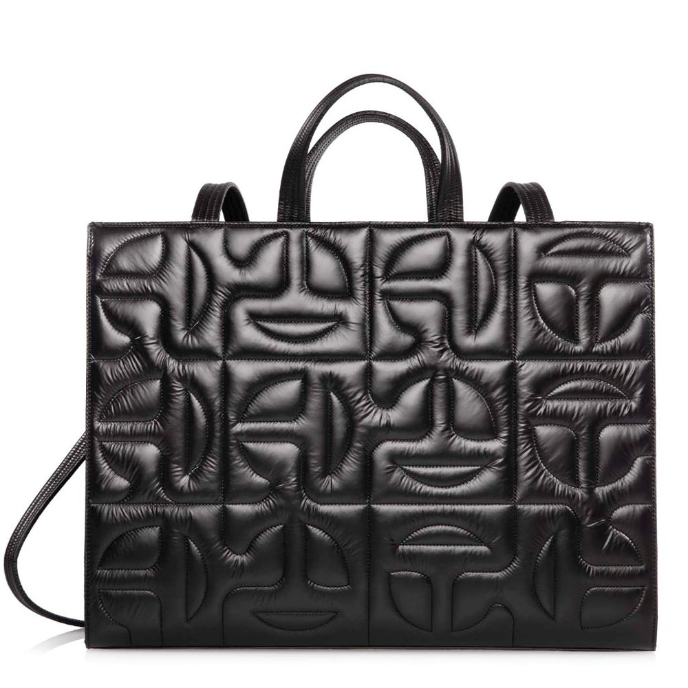 Moose Knuckles x Telfar Quilted Large Shopper - Black - Puffer Bag - Brand New